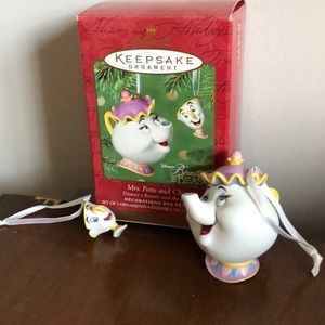 Mrs. Potts and Chip Hallmark Ornament